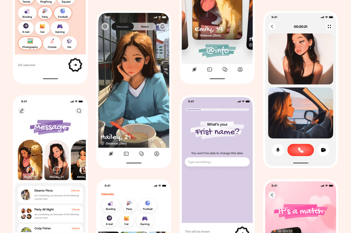 Dating App UI Kit