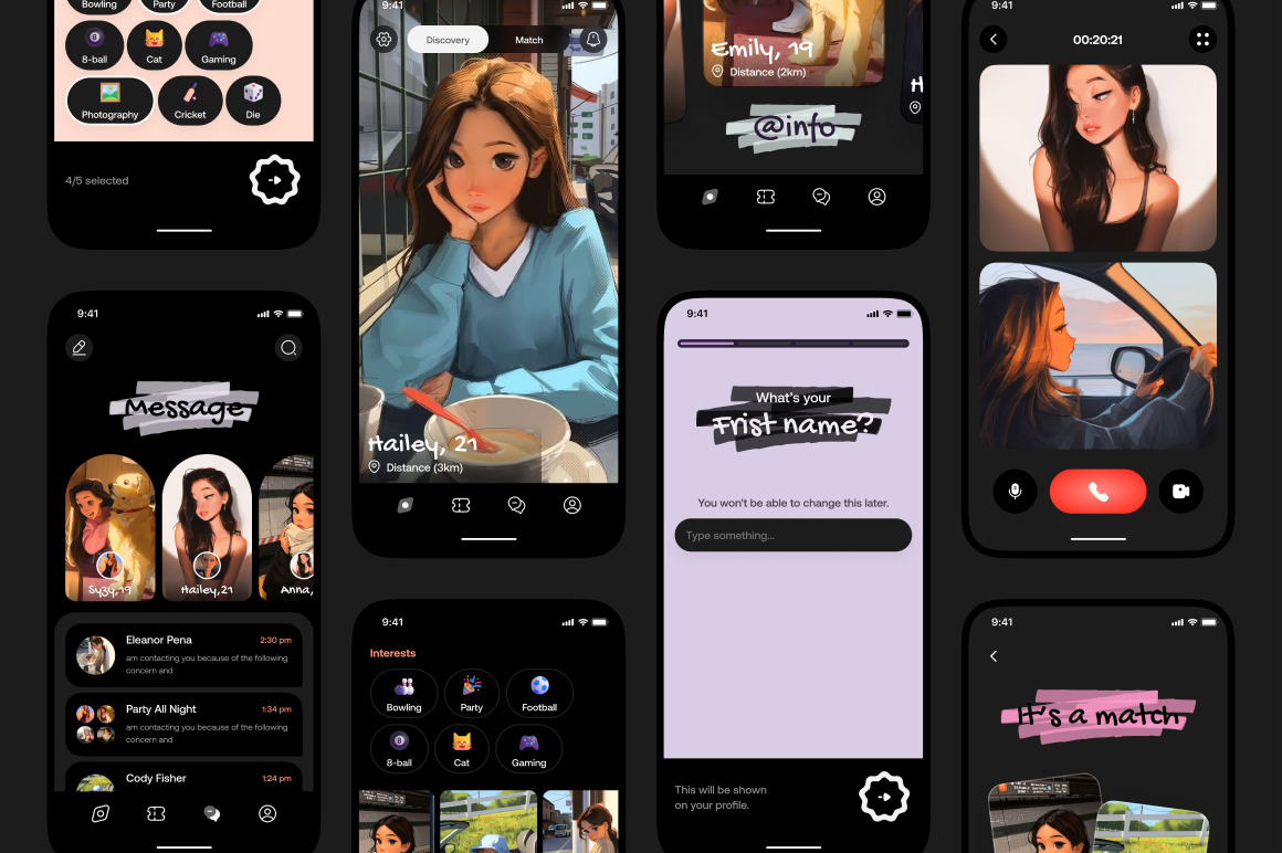 Dating App UI Kit