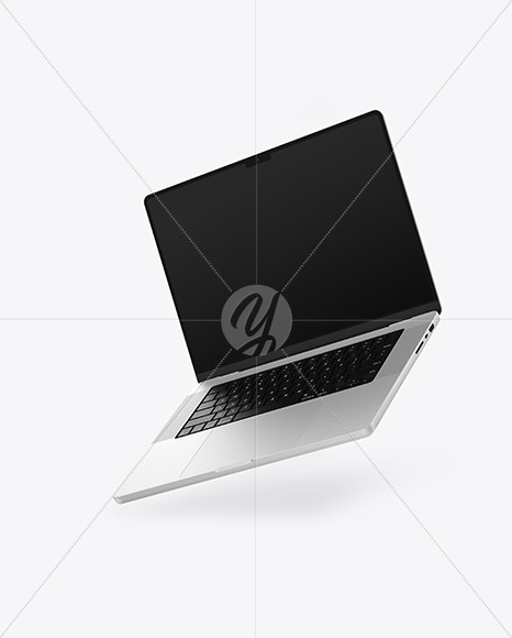MacBook Pro 16-inch Silver Mockup