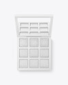 Metallized Eyeshadow Palette Mockup