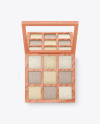 Metallized Eyeshadow Palette Mockup