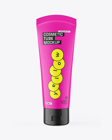 Matte Cosmetic Tube Mockup