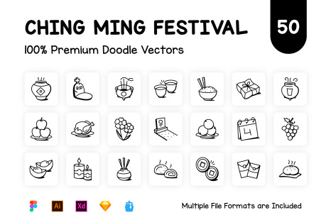 50 China Festival Icons (Ching Ming)