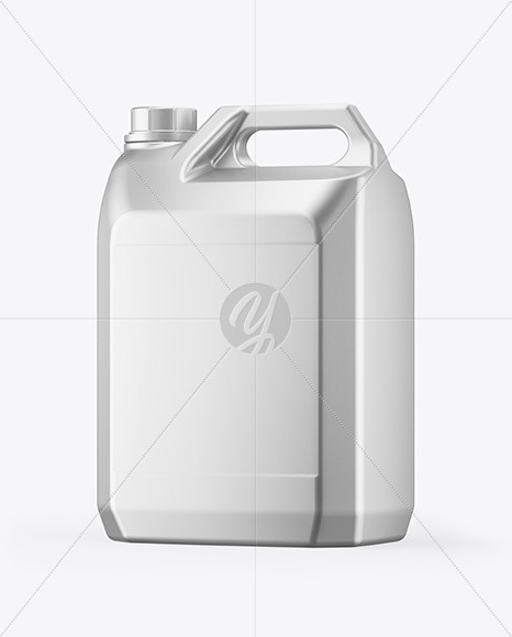 Metallic Jerrycan Mockup