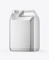 Metallic Jerrycan Mockup