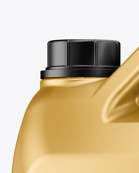 Metallic Jerrycan Mockup