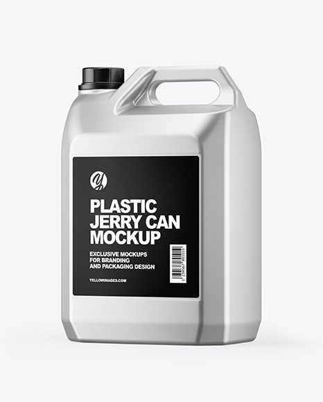 Metallic Jerrycan Mockup