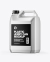 Metallic Jerrycan Mockup