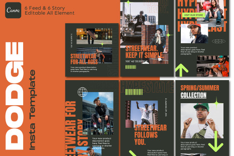 Dodge - Canva Instagram Template
