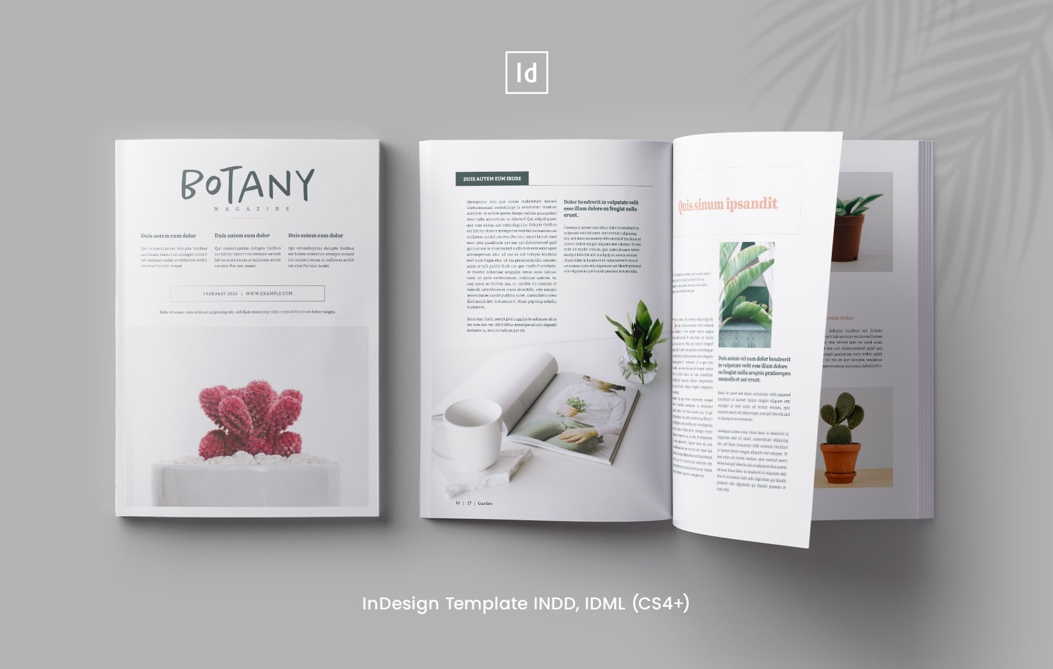 Botany Magazine on Yellow Images Creative Store