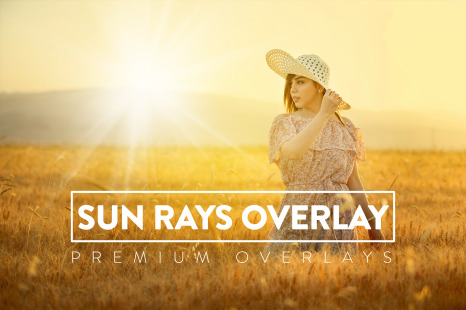 50 Sun Rays Overlays