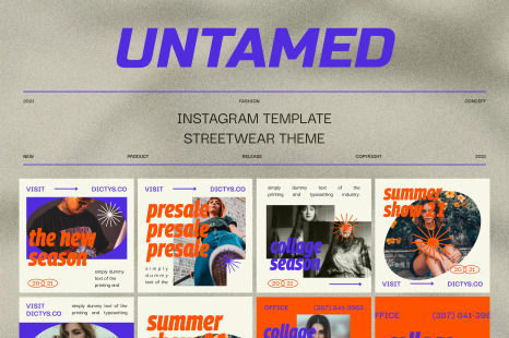Untamed Instagram Template