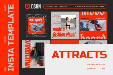Attract Instagram Template