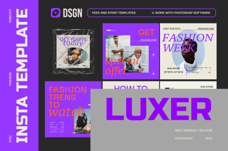 Luxer Instagram Template