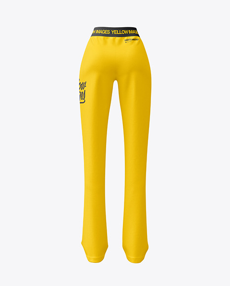 Women&#039;s Sport Pants Mockup - Back View