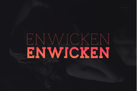 Enwicken Slab Serif Typeface