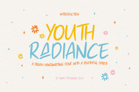Youthful Radiance - Handwritten Script