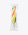 Mixed Fruit Popsicle Ice Cream Mockup