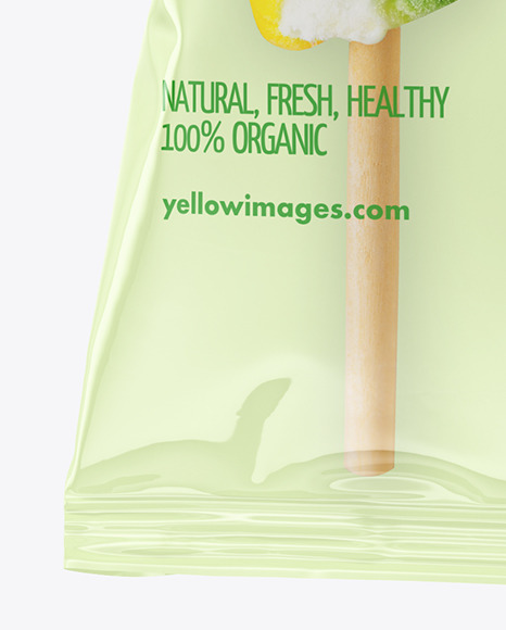 Mixed Fruit Popsicle Ice Cream Mockup