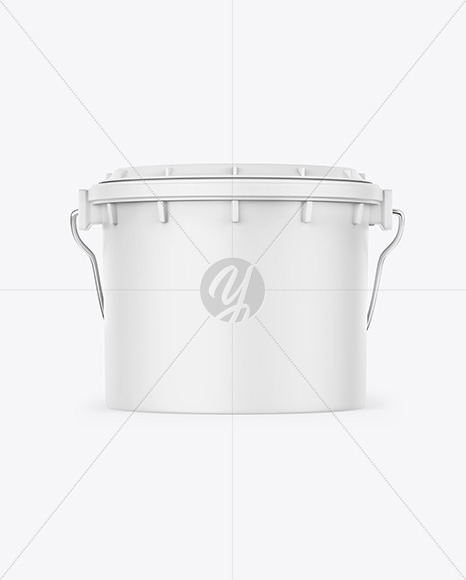 Matte Paint Bucket Mockup