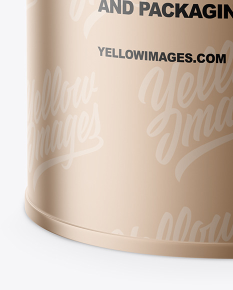 Metallic Jar Mockup