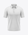 Men's Short Sleeve Polo Shirt Mockup