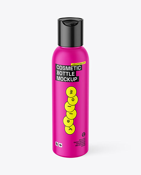 Matte Cosmetic Bottle Mockup