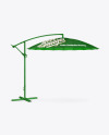 Patio Umbrella w/ Metallic Pole Mockup