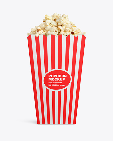 Popcorn Bag Mockup