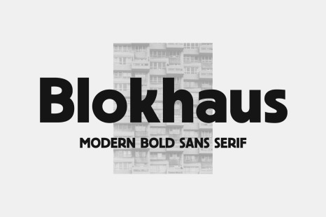 Blokhaus Font