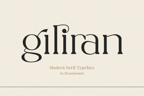 Giliran – Modern Serif