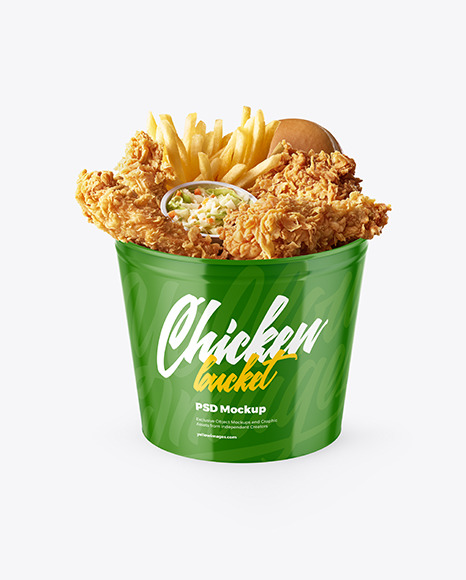 Glossy Bucket w/ Chicken Tenders &amp; French Fries