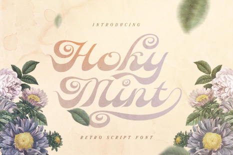 Hoky Mint Typeface