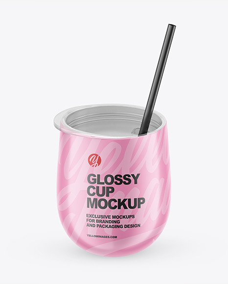 Glossy Cup Mockup