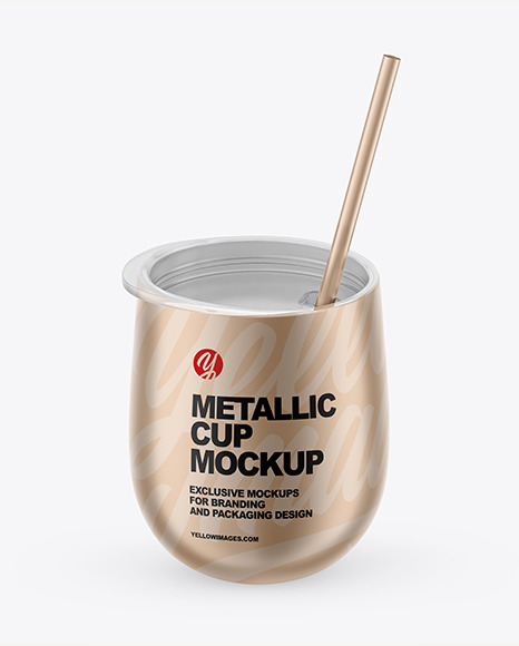 Metallic Cup Mockup