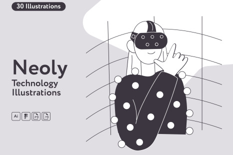 Neoly Technology Illustrations