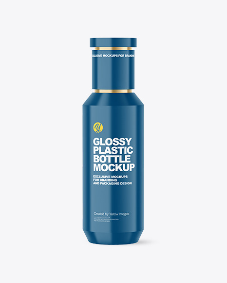 Glossy Cosmetic Bottle Mockup
