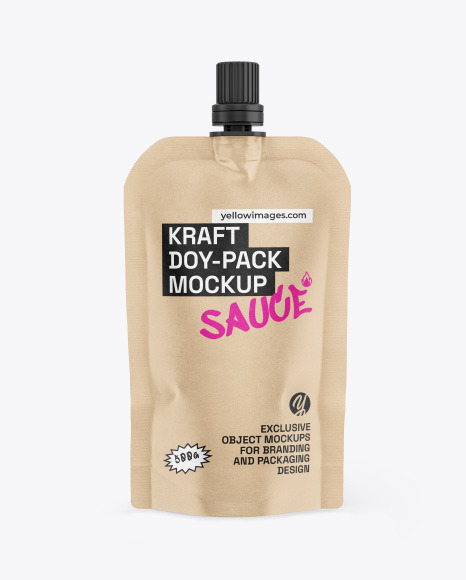 Kraft Doy-Pack Mockup