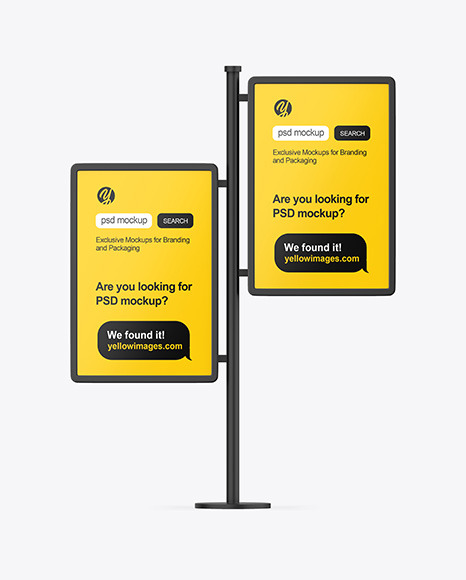 Advertising Stand Board Mockup