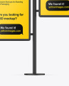 Advertising Stand Board Mockup