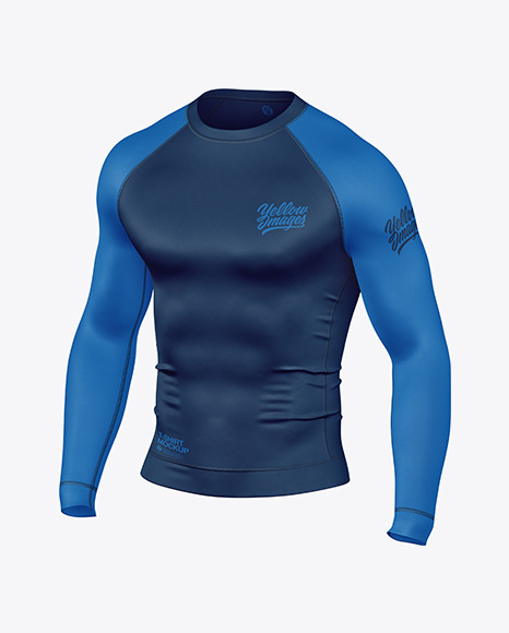 Download Long Sleeve Compression T-Shirt Mockup PSD Mockups by Anton Shukh