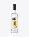 700ml Clear Glass Bottle Mockup