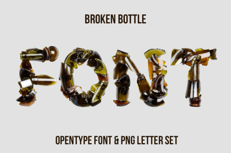 Broken Bottle Font