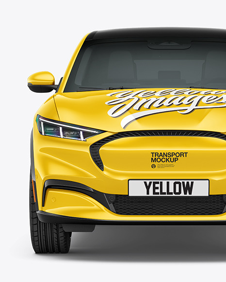 Electric Crossover SUV - Front View