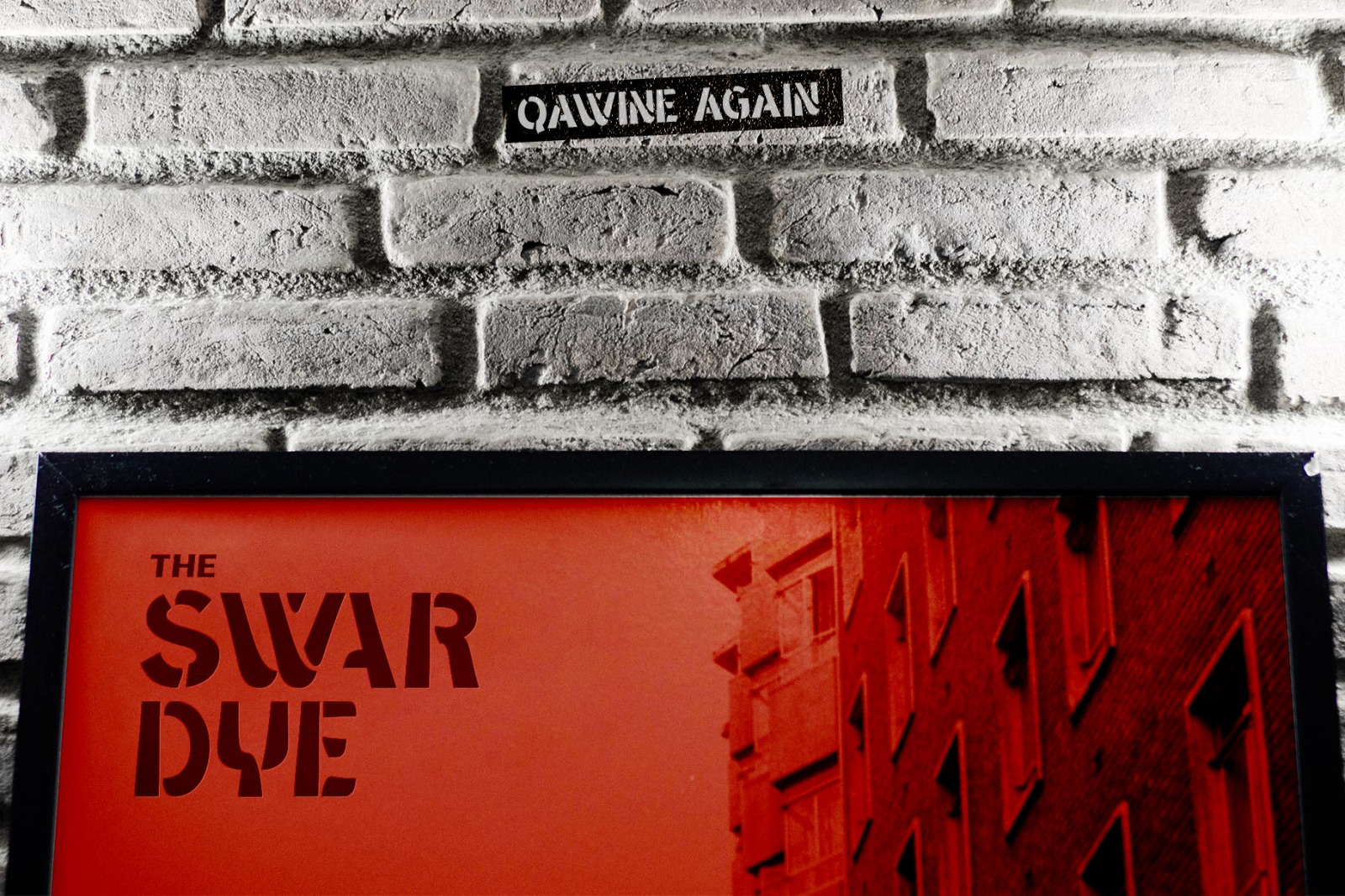 Qawine Again Typeface
