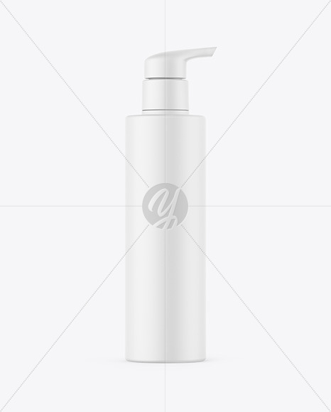 Matte Bottle W/ Pump Mockup