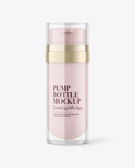 15ml Cosmetic Bottle Mockup