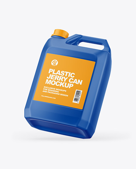 Plastic Jerry Can Mockup