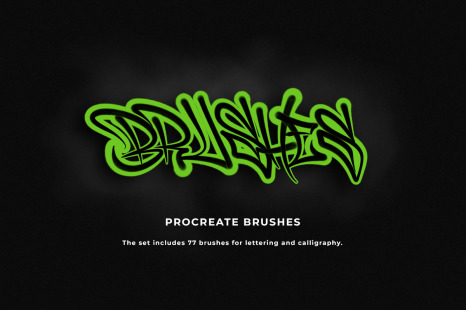 Calligraffiti / Calligraphy / Lettering Brushes For Procreate