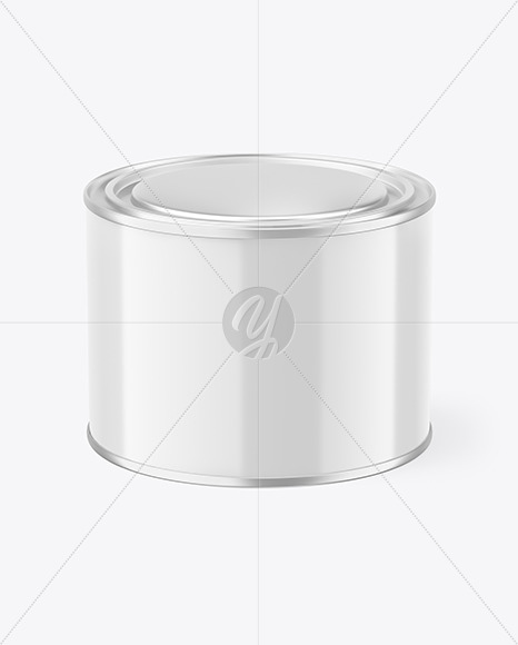 Glossy Paint Can Mockup